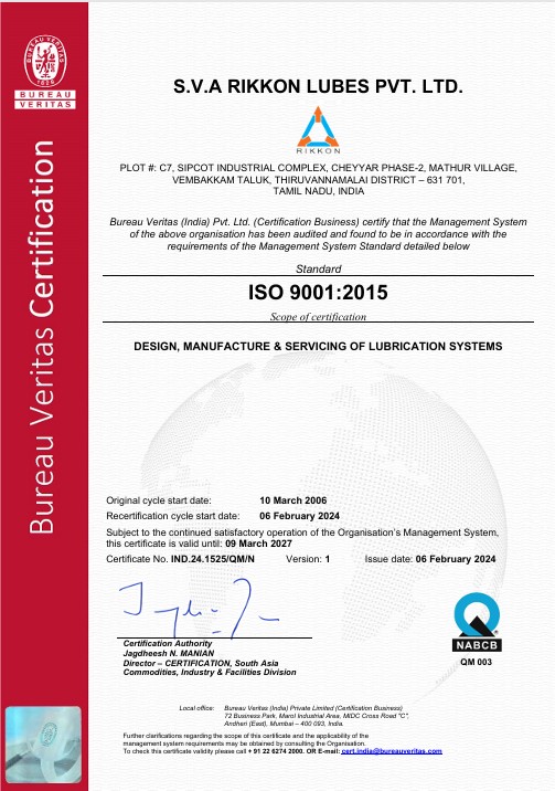 Rikkon ISO 9001